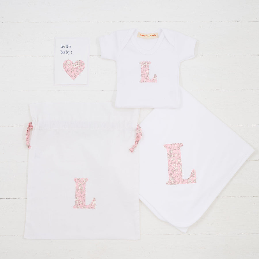 Magnificent Stanley Liberty Print New Baby Card