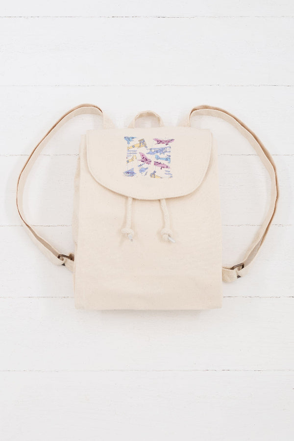 Magnificent Stanley Personalised Liberty Print Children's Rucksack