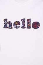 Load image into Gallery viewer, Magnificent Stanley Romper &#39;hello&#39; Cotton Romper in Choice of Liberty print