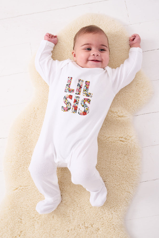 Magnificent Stanley Romper LIL' SIS Cotton Romper in Choice of Liberty print