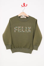 Load image into Gallery viewer, Magnificent Stanley sweatshirt Khaki Name Sweatshirt in Choice of Liberty Print