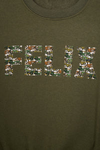 Magnificent Stanley sweatshirt Khaki Name Sweatshirt in Choice of Liberty Print