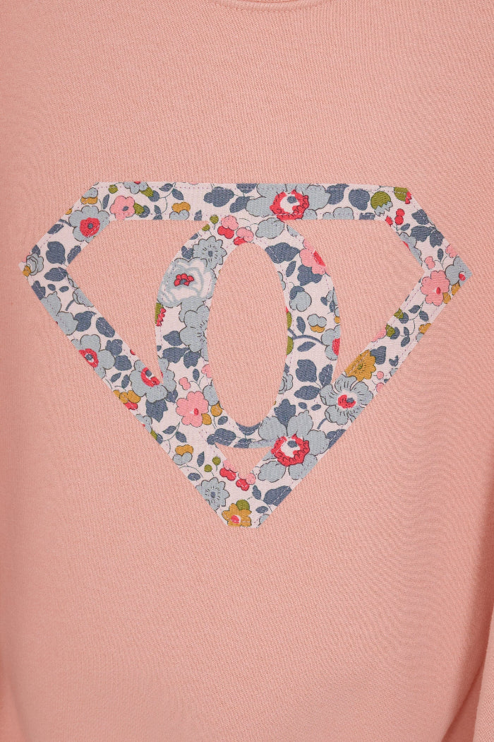 Magnificent Stanley sweatshirt Superhero Pink Sweatshirt in Choice of Liberty Print
