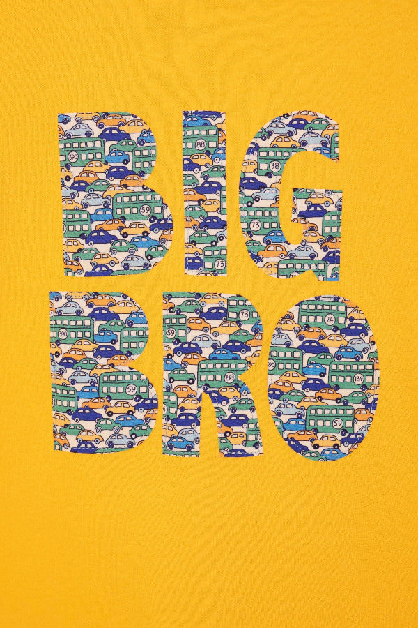 Magnificent Stanley Tee BIG BRO Yellow T-Shirt in Choice of Liberty Print