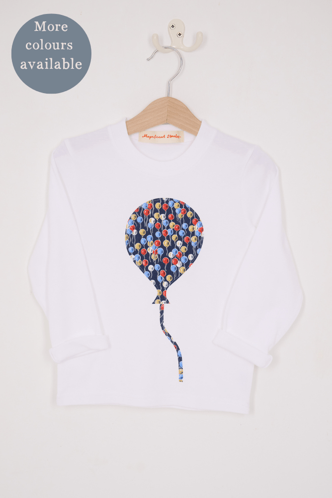 Magnificent Stanley Tee Birthday Balloon T-Shirt in Choice of Liberty Print