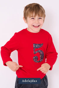 Magnificent Stanley Tee CREATE YOUR OWN Personalised Liberty Print Red T-Shirt