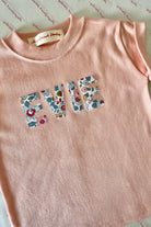 Magnificent Stanley Tee Dusty Pink Name Tee in Choice of Liberty Print