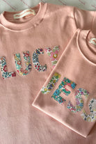 Magnificent Stanley Tee Dusty Pink Name Tee in Choice of Liberty Print