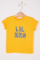 Magnificent Stanley Tee LIL' BRO Yellow T-Shirt in Choice of Liberty Print