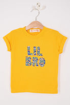 Magnificent Stanley Tee LIL' BRO Yellow T-Shirt in Choice of Liberty Print