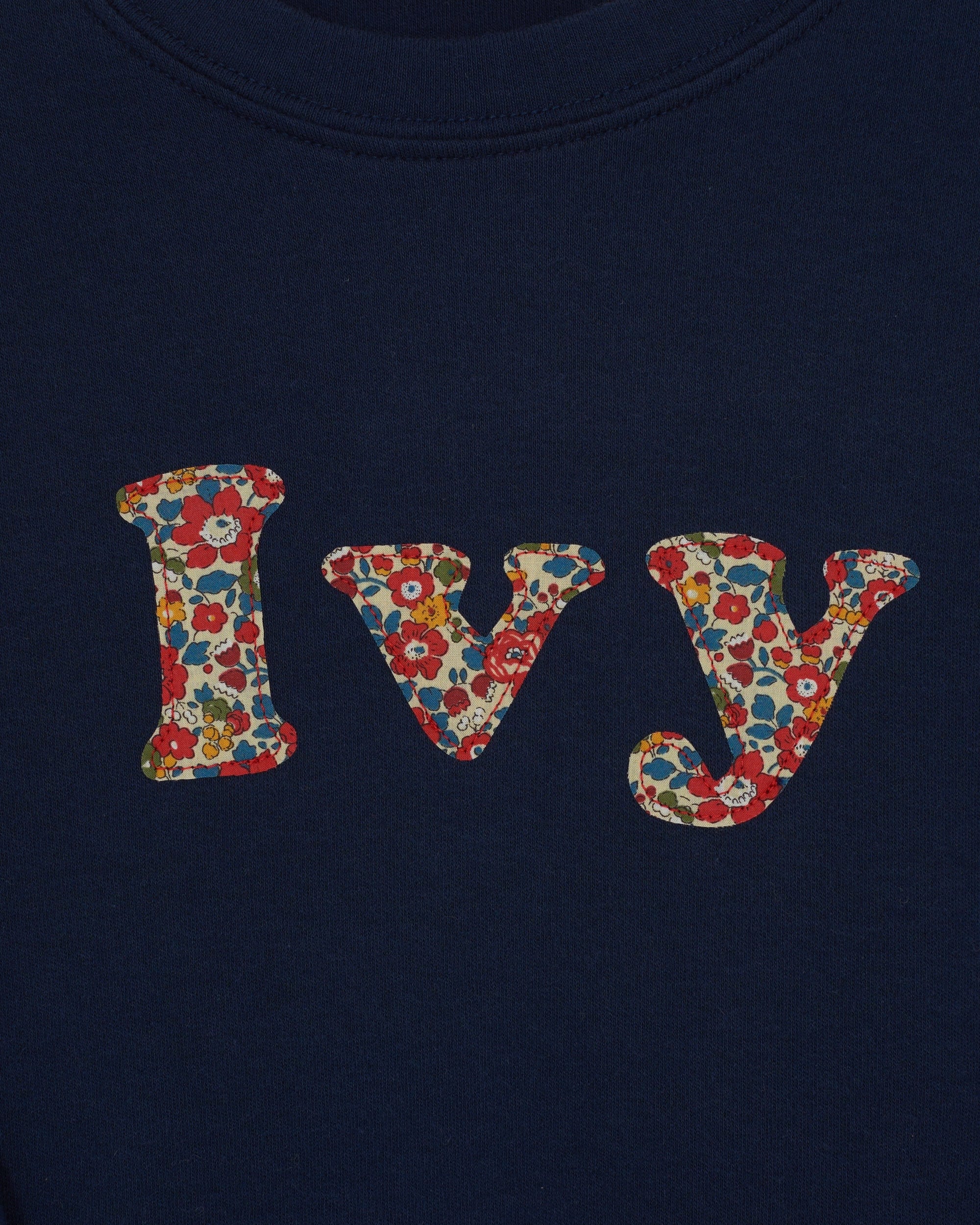 Magnificent Stanley Tee Lowercase Name T-Shirt in Choice of Liberty Print