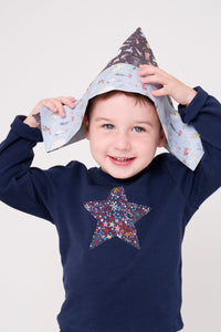 Magnificent Stanley Tee Navy Star T-Shirt in Adelajda's Wish Liberty Print