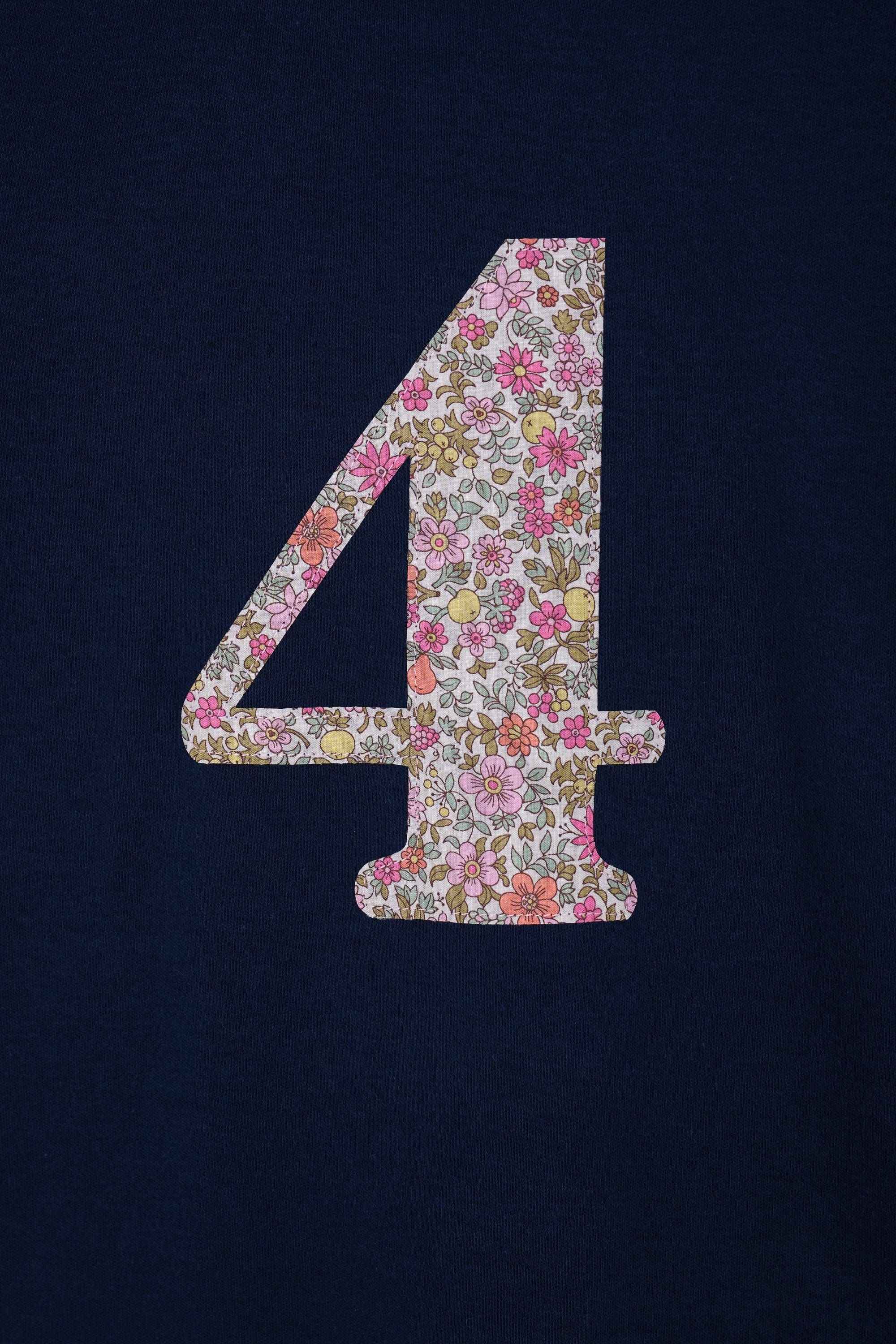 Magnificent Stanley Tee Number Navy T-Shirt in Fruit Punch Liberty Print