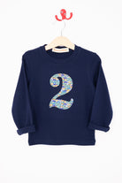 Magnificent Stanley Tee Number Navy T-Shirt in Hop On Hop Off Liberty Print