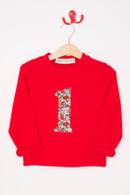 Load image into Gallery viewer, Magnificent Stanley Tee Number Red T-Shirt in Libby Liberty Print