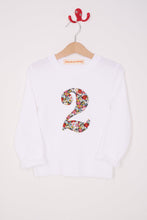 Load image into Gallery viewer, Magnificent Stanley Tee Number White T-Shirt in Libby Liberty Print