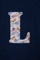 Magnificent Stanley Tee Personalised Navy T-Shirt in Tom's Jet Liberty Print