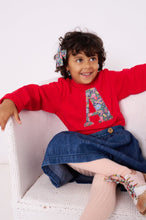 Load image into Gallery viewer, Magnificent Stanley Tee Personalised Red T-Shirt in Clare Rich Liberty Print