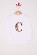 Load image into Gallery viewer, Magnificent Stanley Tee Personalised White T-Shirt in Libby Liberty Print