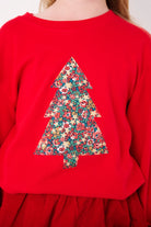 Magnificent Stanley Tee Red Tree T-Shirt in Emma Etoile Liberty Print