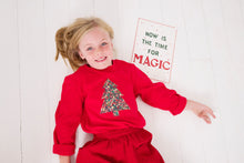 Load image into Gallery viewer, Magnificent Stanley Tee Red Tree T-Shirt in Emma Etoile Liberty Print