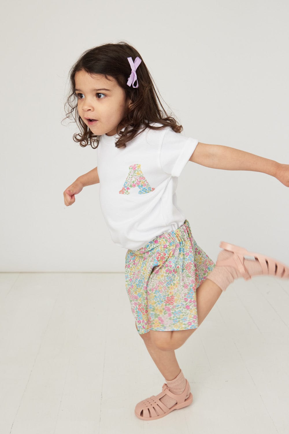 Magnificent Stanley Tee Small Number or Initial Tee in Choice of Liberty Print