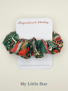 Magnificent Stanley Liberty print hair scrunchie in My Little star christmas print