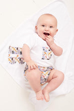 Load image into Gallery viewer, Magnificent Stanley Blanket Personalised Liberty Print Cotton Baby Blanket