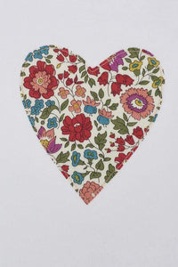 Magnificent Stanley Bodysuit Heart Cotton Bodysuit in choice of Liberty Print
