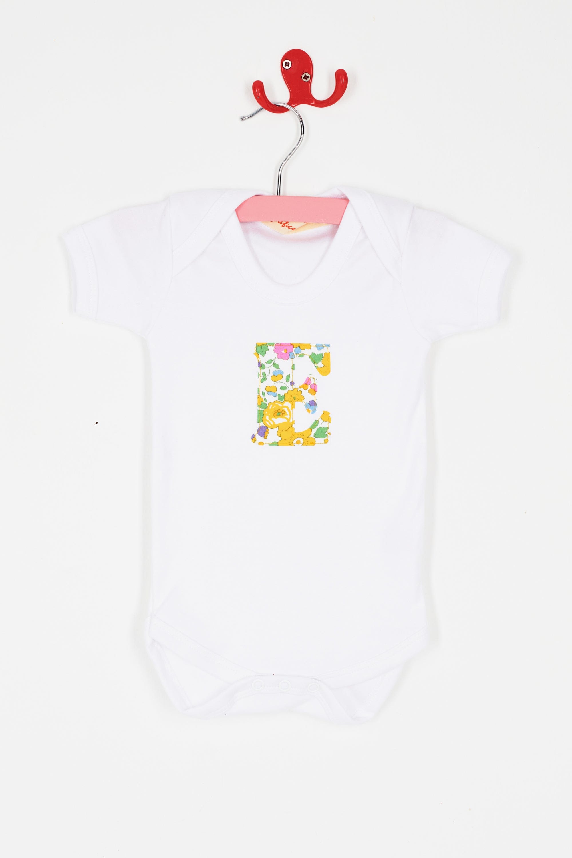 Magnificent Stanley Bodysuit Personalised Bodysuit in Betsy Yellow Liberty Print