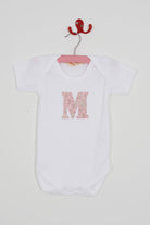Magnificent Stanley Bodysuit Personalised Bodysuit in Capel Pink Liberty Print