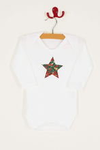 Load image into Gallery viewer, Magnificent Stanley Bodysuit Star Bodysuit in Glitter Wiltshire Liberty Print