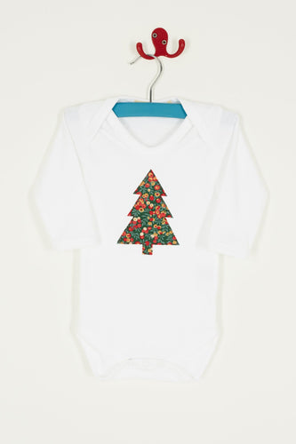 Magnificent Stanley Bodysuit Tree Bodysuit in Glitter Wiltshire Liberty Print