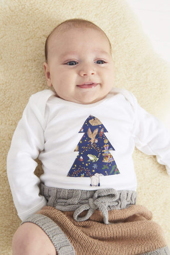 Magnificent Stanley Bodysuit Tree Bodysuit in Liberty Christmas Print
