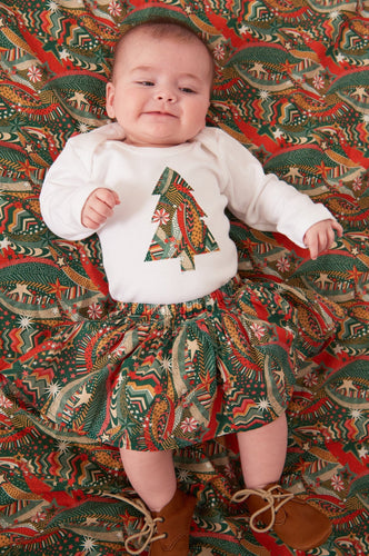 Magnificent Stanley Bodysuit Tree Bodysuit in My Little Star Liberty Print