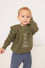 Load image into Gallery viewer, Magnificent Stanley sweatshirt CREATE YOUR OWN Khaki Sweatshirt in Choice of Liberty Print