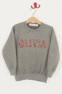 Magnificent Stanley sweatshirt Name Sweatshirt in Choice of Liberty Print