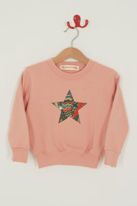 Magnificent Stanley sweatshirt Star Dusty Pink Sweatshirt in Choice of Liberty Print