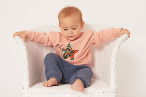 Magnificent Stanley sweatshirt Star Dusty Pink Sweatshirt in Choice of Liberty Print