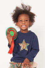 Load image into Gallery viewer, Magnificent Stanley Tee Navy Star T-Shirt in My Little Star Liberty Print