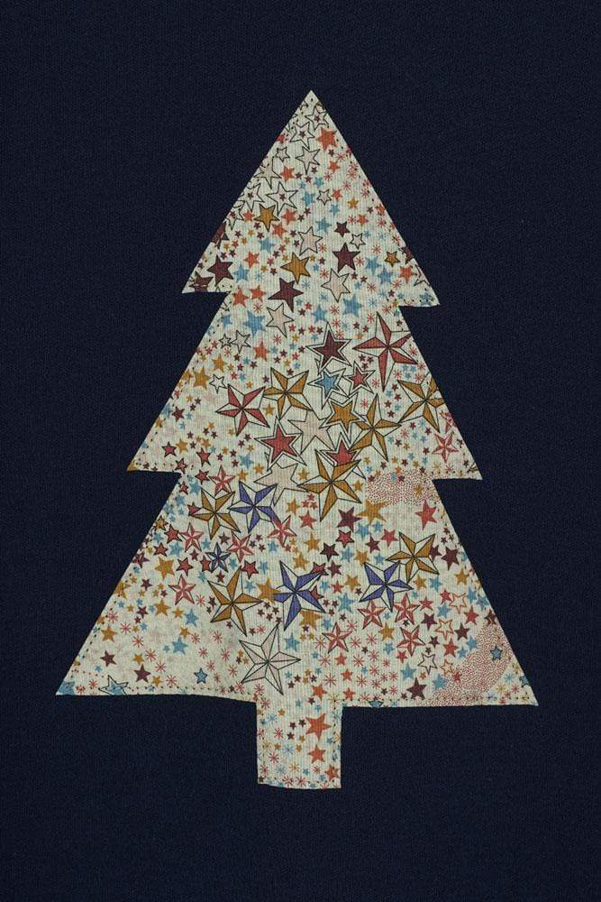 Magnificent Stanley Tee Navy Tree T-Shirt in Adelajda Liberty Print