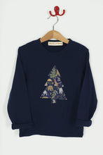 Load image into Gallery viewer, Magnificent Stanley Tee Navy Tree T-Shirt in Liberty Christmas Print
