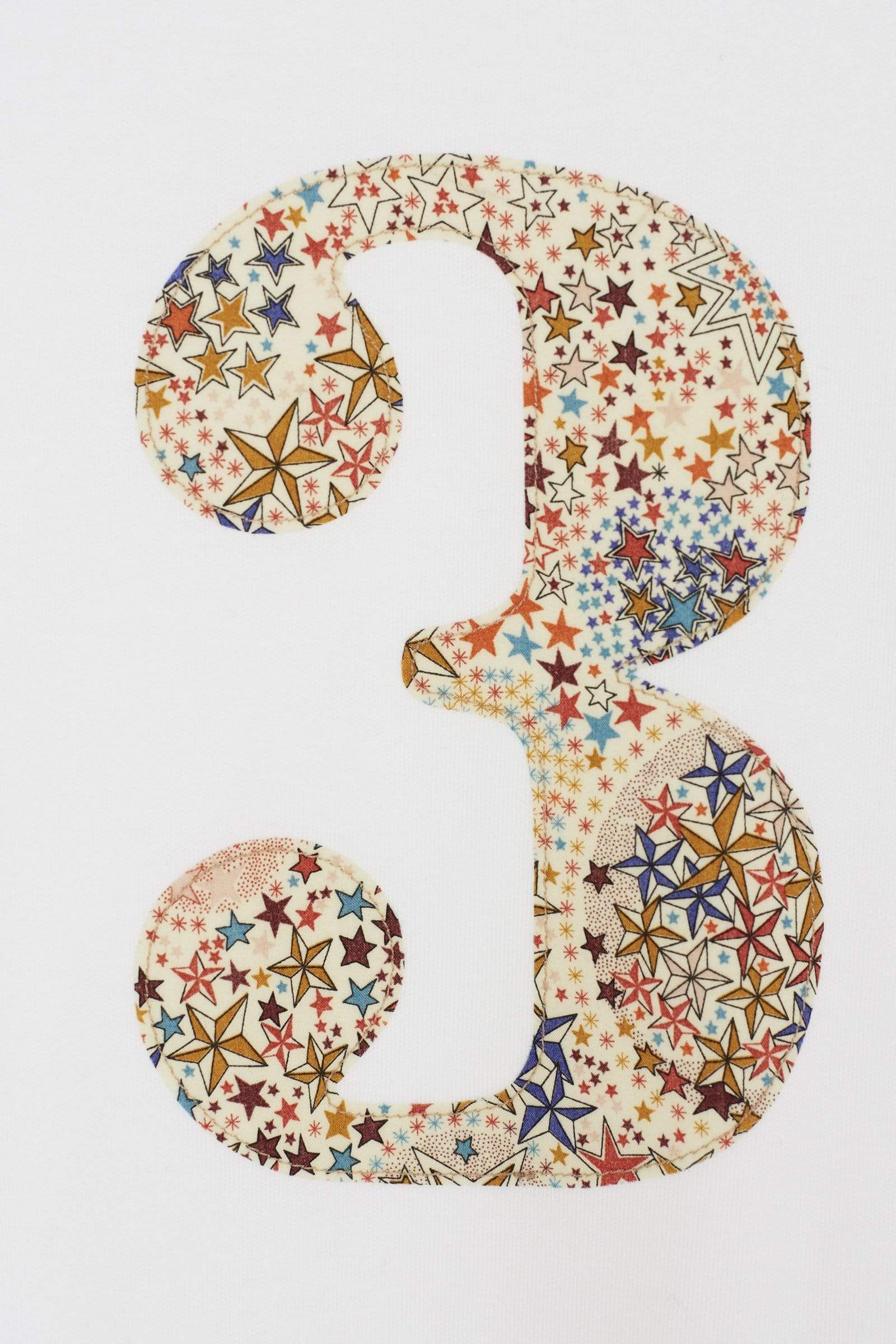 Magnificent Stanley Tee Number White T-Shirt in Adelajda Brown Liberty Print