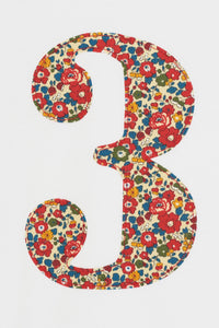 Magnificent Stanley Tee Number White T-Shirt in Betsy Ann Liberty Print