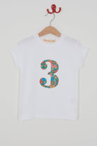 Magnificent Stanley Tee Number White T-Shirt in Meadow Song Liberty Print