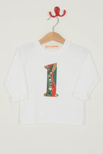 Load image into Gallery viewer, Magnificent Stanley Tee Number White T-Shirt in My Little Star Liberty Print