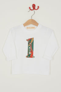 Magnificent Stanley Tee Number White T-Shirt in My Little Star Liberty Print