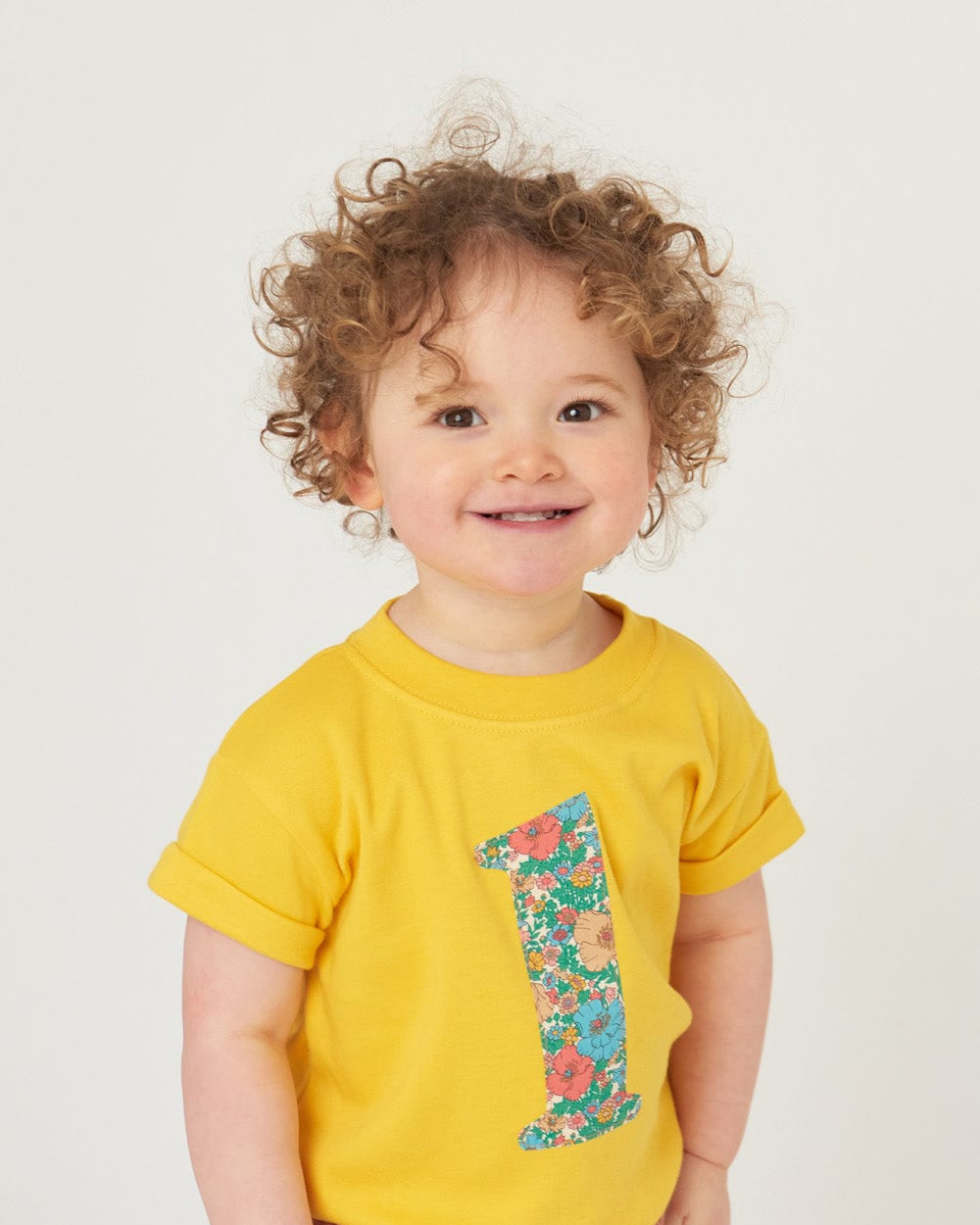 Magnificent Stanley Tee Number Yellow T-Shirt in Meadow Song Liberty Print