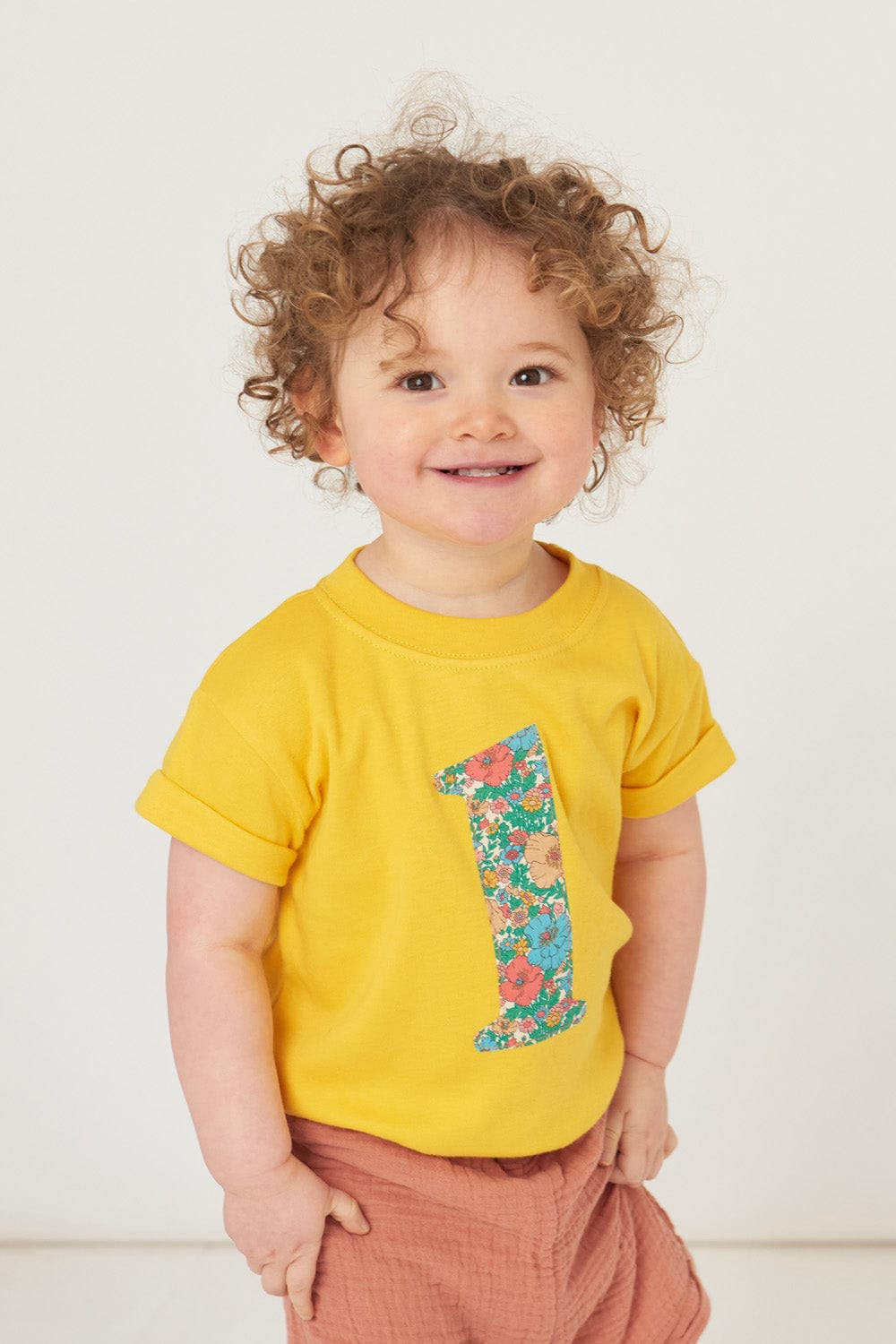 Magnificent Stanley Tee Number Yellow T-Shirt in Meadow Song Liberty Print