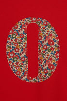 Magnificent Stanley Tee Personalised Red T-Shirt in Betsy Ann Liberty Print